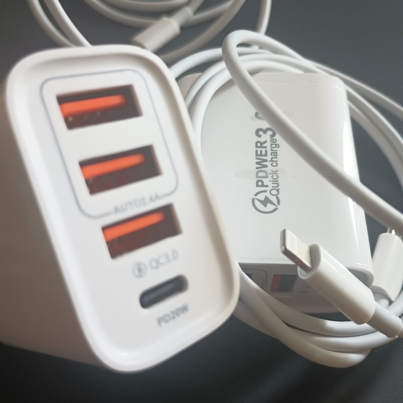 🔥New Super PD 20W Quick Charger Lightning to Type C 1 + 3 Set - Picture 5 of 5